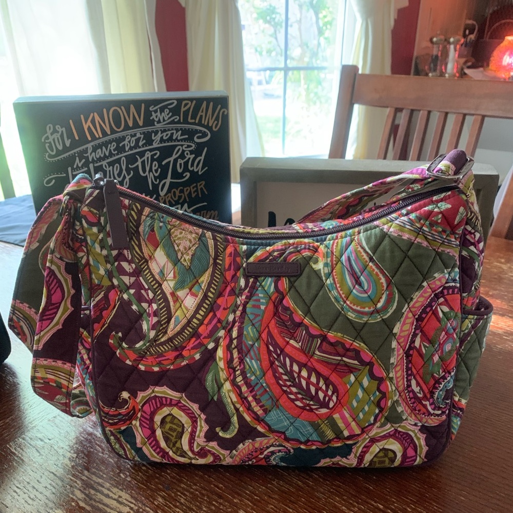 Vera Bradley On The Go Crossbody Bag Beautiful FALL Colors 🍁🍂🎃 - Picture 2 of 11